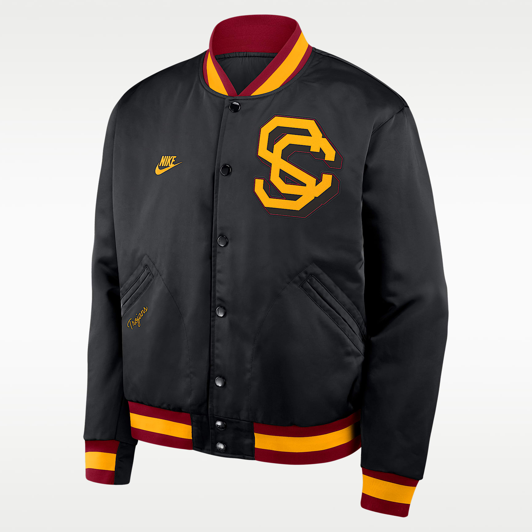 USC Legacy Men's Nike College Full-Snap Bomber Jacket. Nike.com